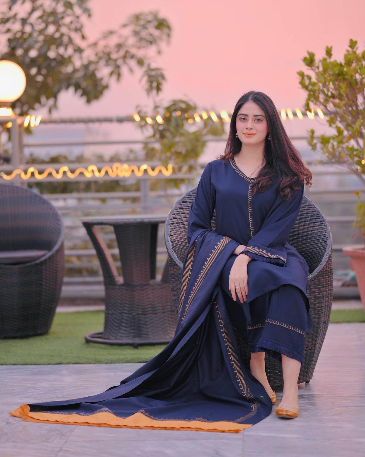 BR-1145 3Pc Unstitched Dhanak Suit with Printed Wool Shawl