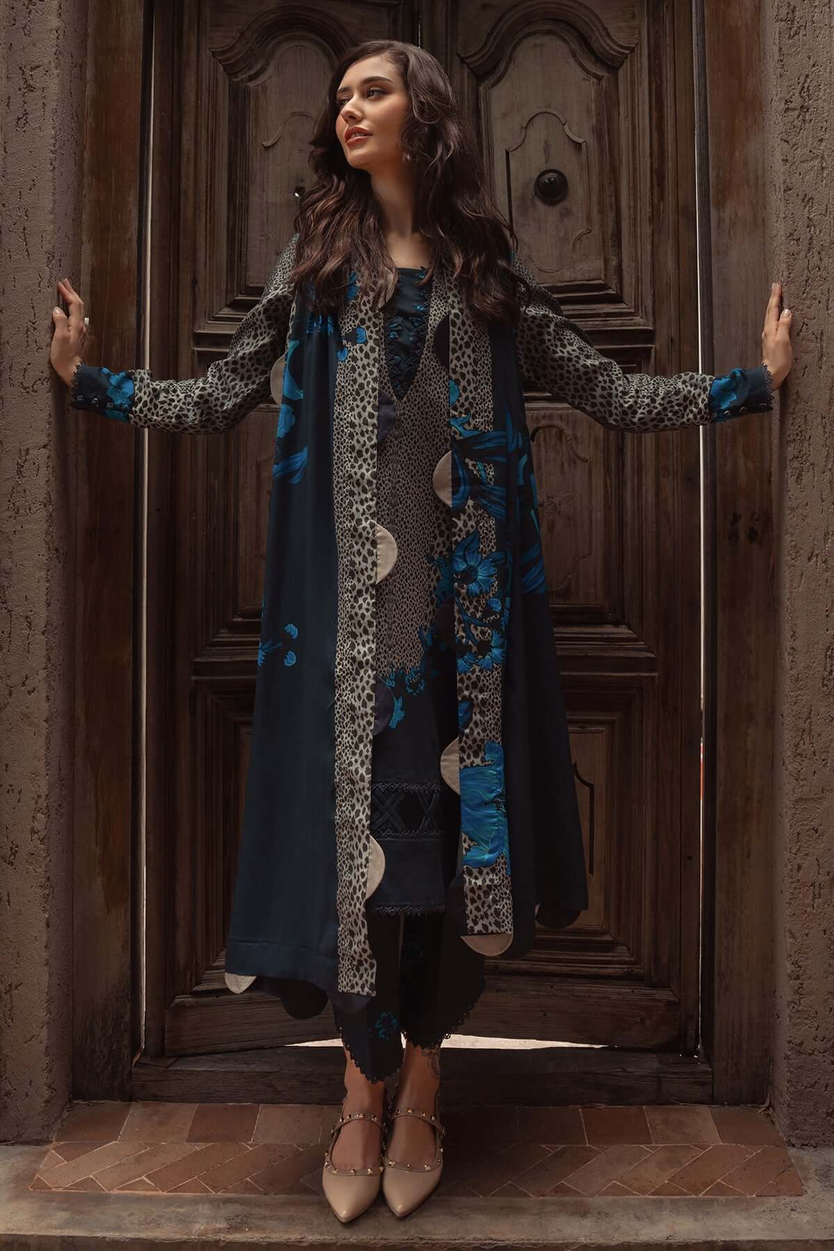 Digital Printed Khaddar Suit 3pc with Khaddar Digital Printed Dupatta