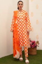 Digital Printed Unstitched Lawn Suit 3pc With Monar Digital Printed Dupatta