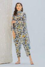 SP-132 Digital Printed Lawn Suit 3pc With Lawn Digital Printed Dupatta