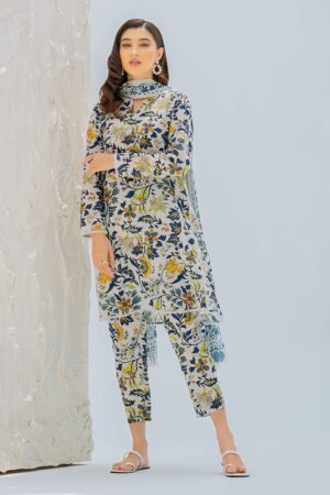 SP-132 Digital Printed Lawn Suit 3pc With Lawn Digital Printed Dupatta