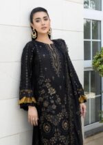 BA-06 UnStitched Lawn Embroidered 3pc With Organza Embroidered Dupatta