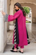BQ-411 Digital Printed Unstitched 3pc Lawn Suit With Digital Printed Lawn Dupatta