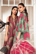 MB-444 Digital Printed Unstitched Lawn Suit 3pc With Lawn Digital Printed Dupatta