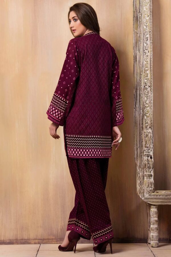 KS-765 Lawn Fully Embroidered 2pc