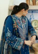 ZS-50 Unstitched Fully Embroided Lawn Suit With Cotton Lawn Digital Printed Dupatta