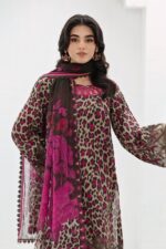CR-78 Unstitched Digital Printed Lawn Suit 3pc With Digital Printed Lawn Dupatta