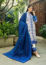ZC-424 Digital Printed Unstitched 3pc Lawn Suit With Digital Printed Lawn Dupatta
