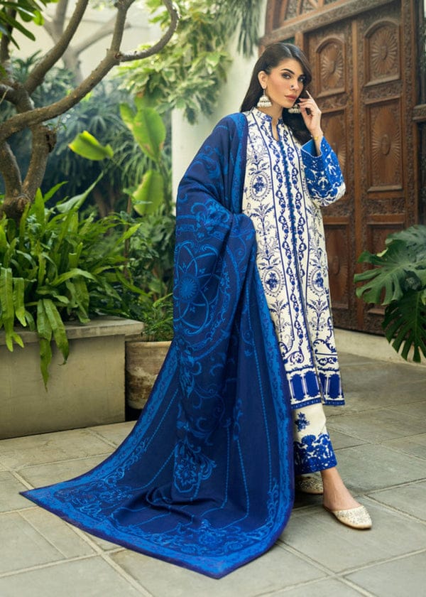 ZC-424 Digital Printed Unstitched 3pc Lawn Suit With Digital Printed Lawn Dupatta
