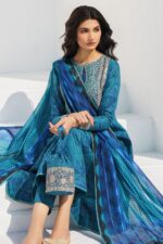 BQ-454 Digital Printed Lawn Suit 3pc with Lawn Digital Printed Dupatta