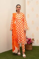 Digital Printed Unstitched Lawn Suit 3pc With Monar Digital Printed Dupatta
