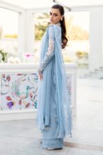 CS-2645 Lawn Unstitched Embroidered 3pc Suit With Embroidered Chiffon Dupatta