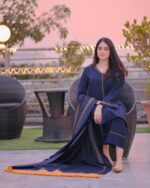 BR-1145 3Pc Unstitched Dhanak Suit with Printed Woolen Shawl