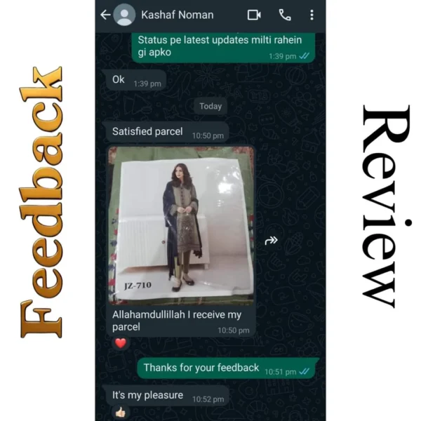 JZ710 Unstitched Fully Embroided Dhanak Suit With Dhanak Dupatta