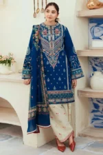 ZS_50 Unstitched Fully Embroided Dhanak Suit With Wool Shawl