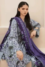 Khaddar 3pc Digital Printed Suit With Digital Printed Khaddar Dupatta