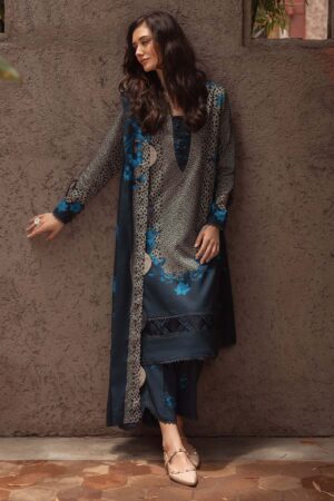CH-79 Digital Printed Khaddar 3Pc Suit With Digital Printed Khaddar Dupatta