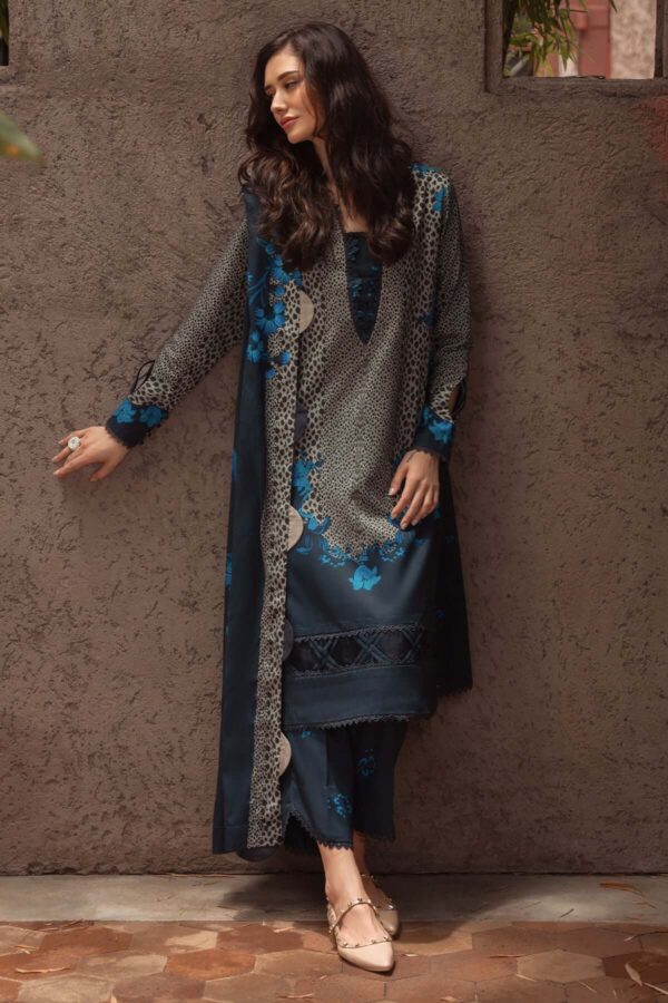 CH-79 Digital Printed Khaddar 3Pc Suit With Digital Printed Khaddar Dupatta