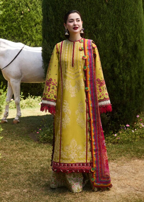 Unstitched Heavy Embroidered Dhanak Suit ( Printed Woolen Shawl )
