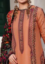 Unstitched Heavy Embroidered Dhanak Suit ( Printed Woolen Shawl )