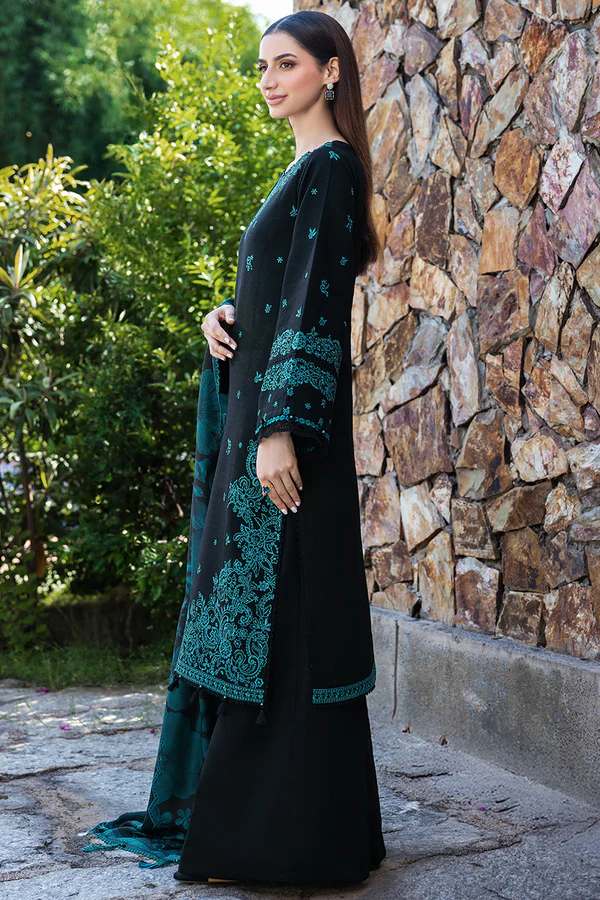 FA-10 Unstitched Embroidered Lawn Suit 3pc With Digital Printed Fancy Voil Dupatta
