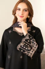 GA-11Unstitched Embroidered Lawn Suit 3pc With Digital Printed Fancy Voil Dupatta