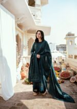 MB935 Unstitched Fully Embroidered Lawn Suit Embroidered Lawn Shawl