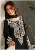 BT-2751 Lawn Embroidered 3pc Suit With Bamber Chiffon Embroidered Dupatta