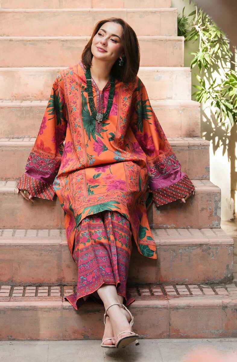 SP-506 2 Piece -Unstitched Digital Printed Lawn Suit