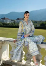 Unstitched Digital Printed Lawn Suit 3pc With Digital Printed Lawn Dupatta