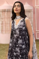 Digital Printed Unstitched Lawn Suit 3pc With Lawn Digital Printed Dupatta