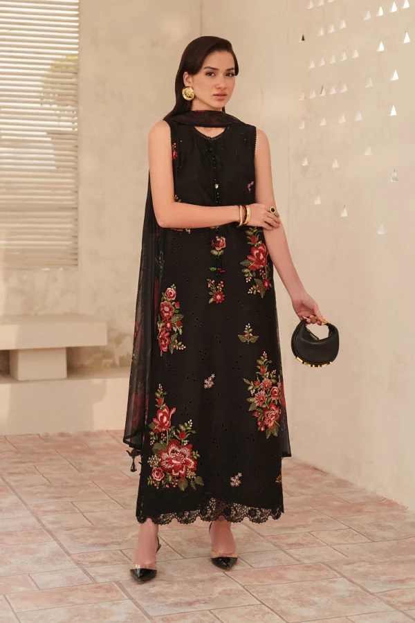 BQ-209 Lawn Unstitched Digital Printed Shirt With Printed Lawn Dupatta