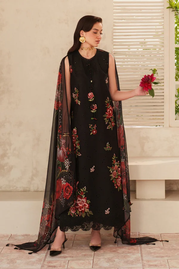 BQ-209 Lawn Unstitched Digital Printed Shirt With Printed Lawn Dupatta