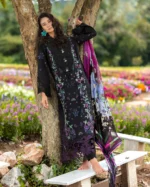 MR-2745 Lawn Unstitched Embroidered Shirt With Printed Chiffon Dupatta